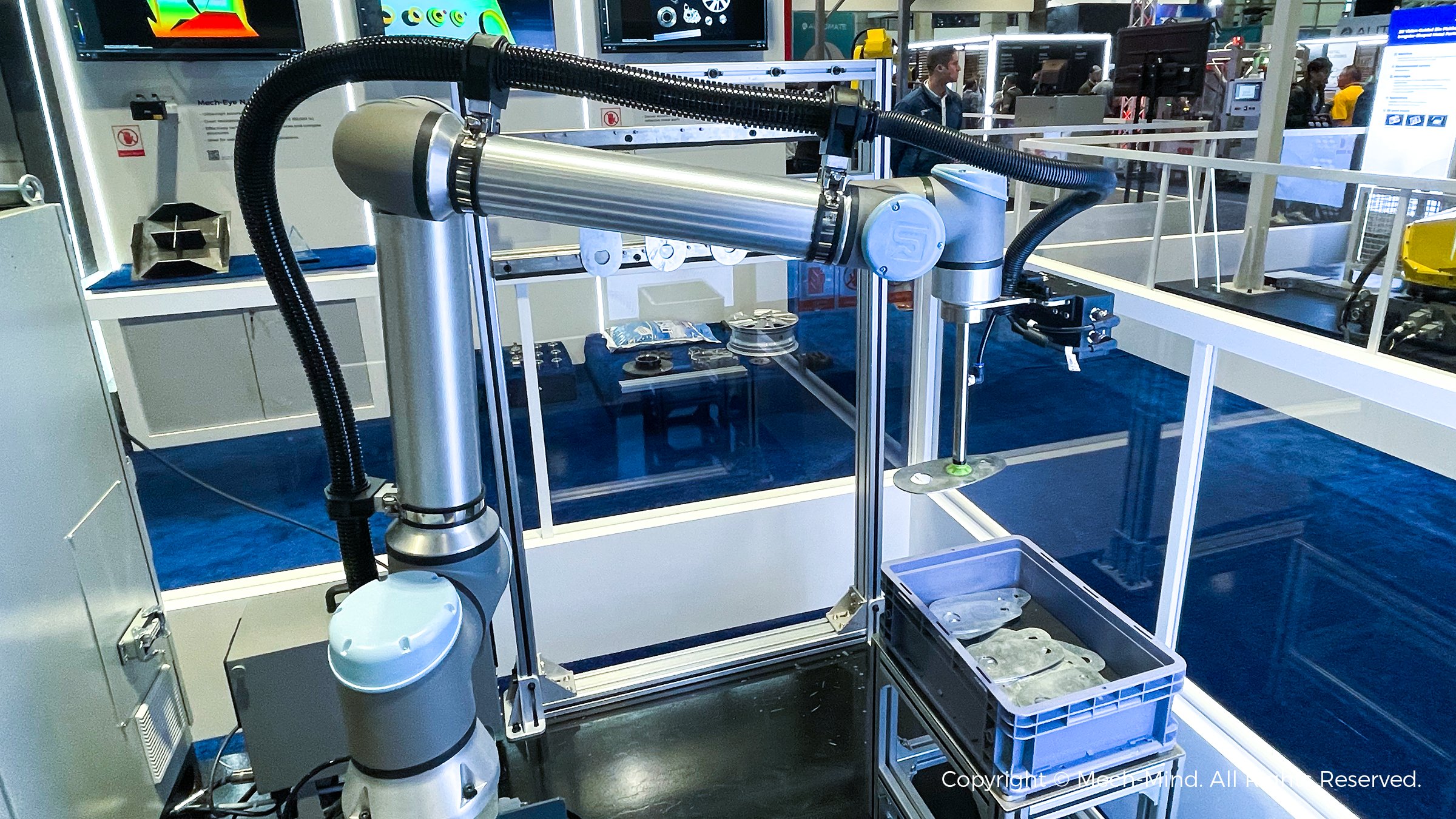 美國自動化盛會AUTOMATE 2024：梅卡曼德作為參展規模最大的中國企業，先進AI+3D技術獲廣泛關注