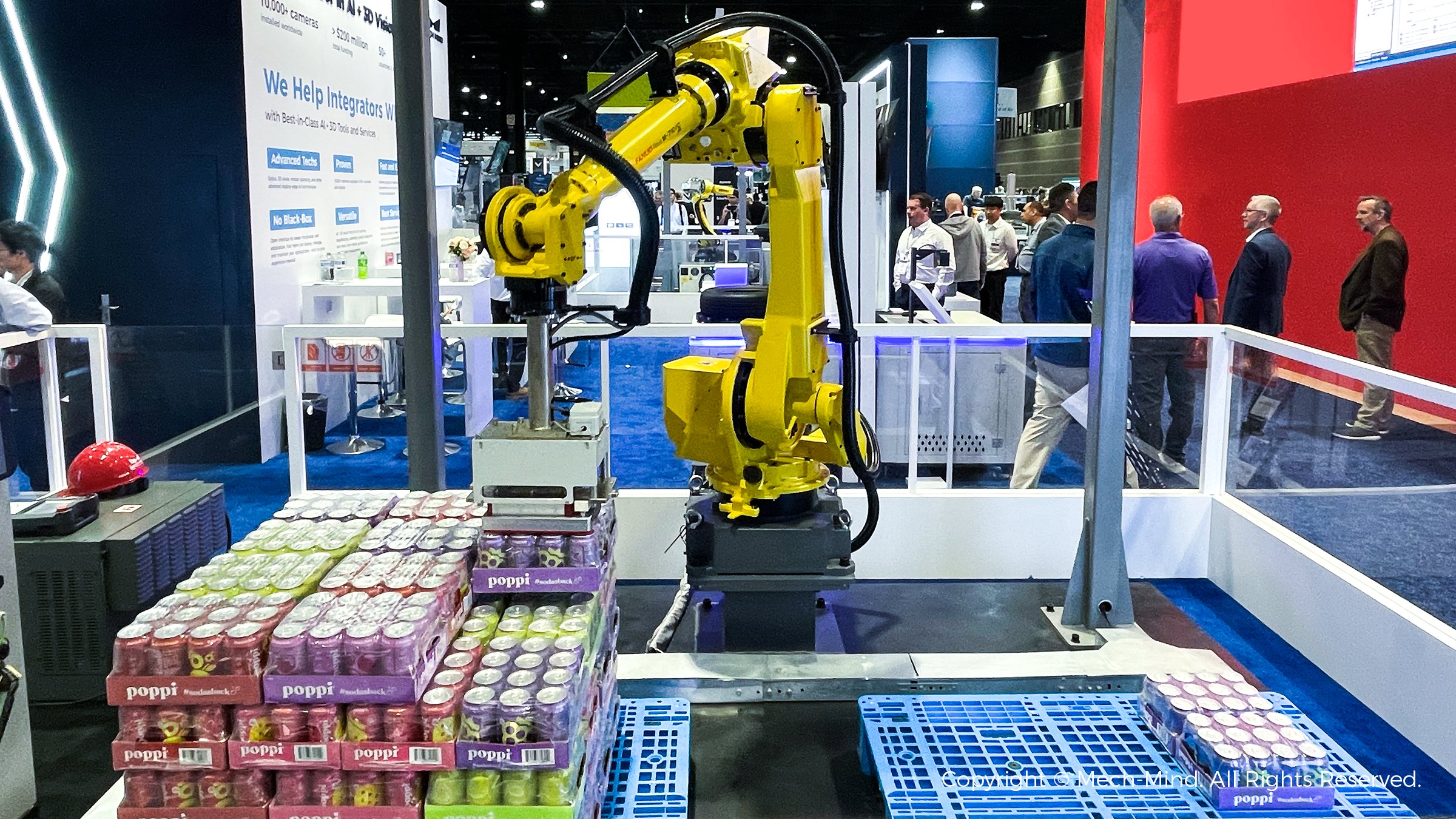 美國自動化盛會AUTOMATE 2024：梅卡曼德作為參展規模最大的中國企業，先進AI+3D技術獲廣泛關注