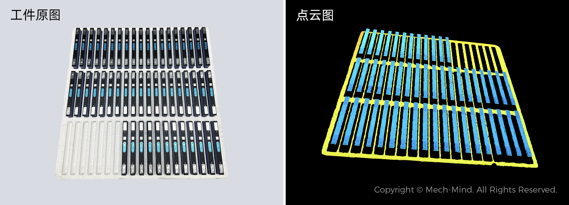AI視覺引導電芯模組上料裝配
