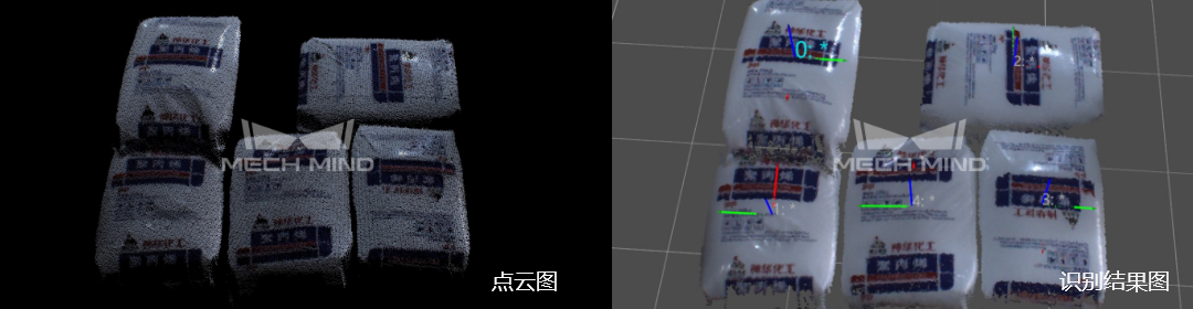 視覺(jué)引導(dǎo)麻袋拆垛 | 某大型工廠