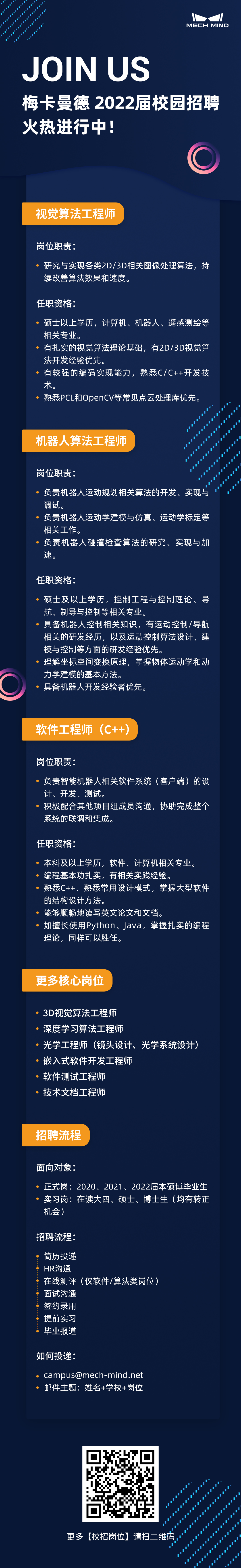 梅卡曼德2022校招 | 高速成長C輪獨角獸企業，邀你一起玩轉AI+機器人！